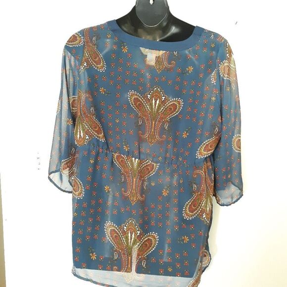 New York City Design Co sheer blouse - Picture 3 of 6
